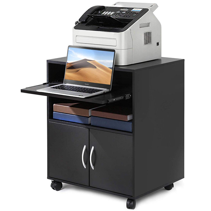 Fitueyes Printer Stand with Wheels & Reviews Wayfair